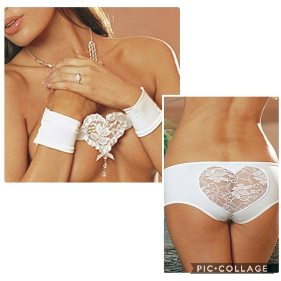 DREAMGIRL bridal bonds panty set - Picture 6 of 10